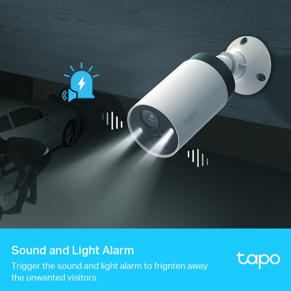 TP-Link Tapo C420S2 2K QHD Smart Wire-Free Security Camera, 2-Camera System | Full-Color Night Vision | Two-Way Audio | IP65 Water-Dust Resistant TP-Link Tapo C420S2 2K QHD Smart Wire-Free Security Camera, 2-Camera System | Full-Color Night Vision | Two-Way Audio | IP65 Water-Dust Resistant